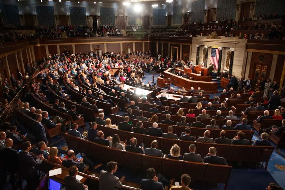 Toàn cảnh một phiên họp của Hạ viện Mỹ ở Washington DC. Ảnh: THX/TTXVN