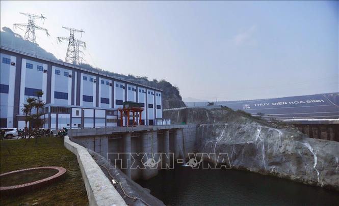 Nhà máy Thủy điện Hòa Bình mở rộng chính thức đi vào vận hành. Ảnh: Trọng Đạt/TTXVN