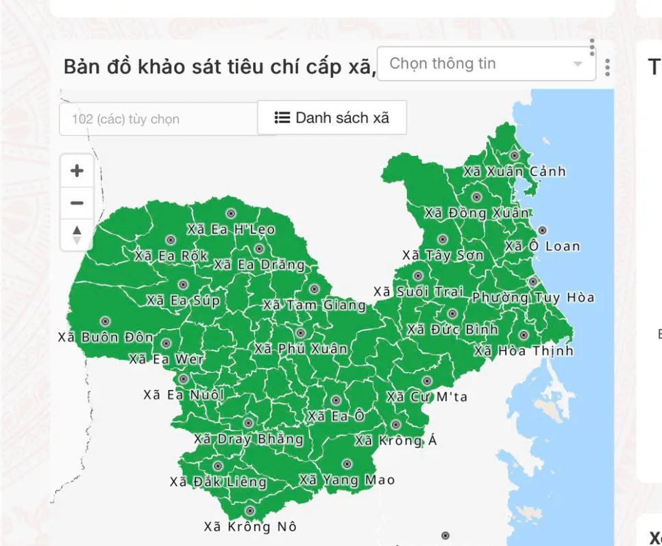 Đắk Lắk đạt trạng thái “xanh” toàn bộ 102 xã, phường Đắk Lắk đạt trạng thái “xanh” toàn bộ 102 xã, phường