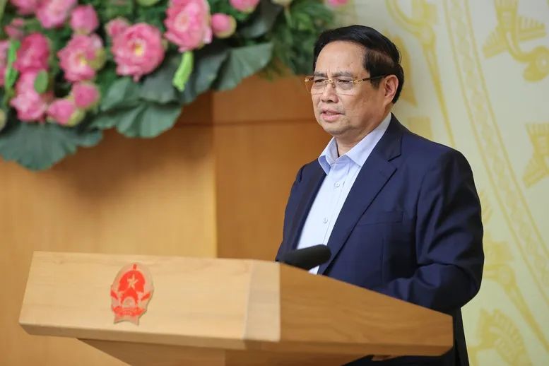 Thủ tướng Phạm Minh Chính phát biểu tại cuộc họp