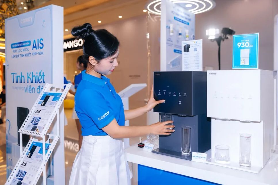 Coway Vina ra mắt máy lọc nước và làm đá Coway AIS