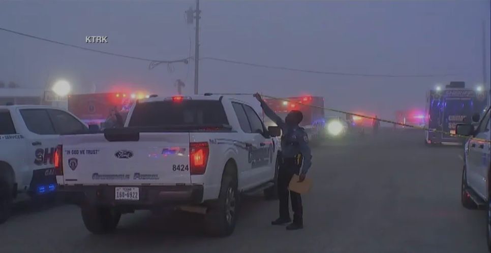 Hiện trường vụ tai nạn. Ảnh : KTRK