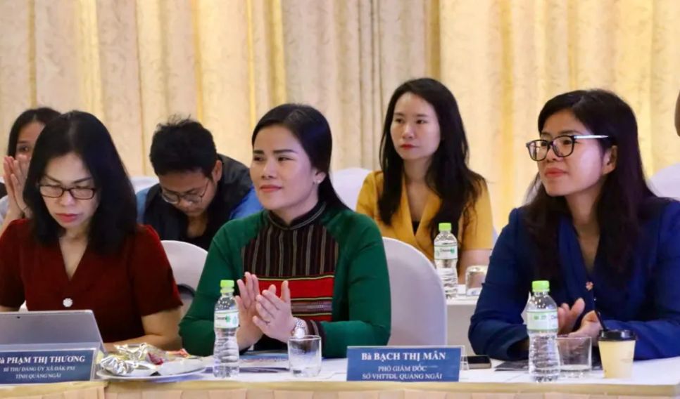 Lãnh đạo Sở VH-TT-DL Quảng Ngãi tham gia Hội thảo Phát triển du lịch cộng đồng bền vững tại vùng đồng bào dân tộc thiểu số và miền núi Quảng Ngãi