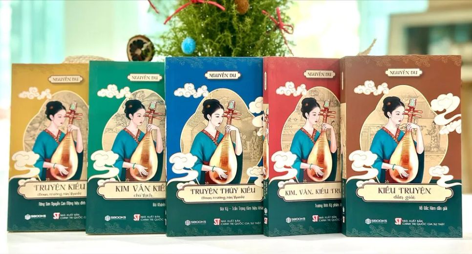 Bộ Kiều với 5 ấn bản của NXB Chính trị quốc gia Sự thật