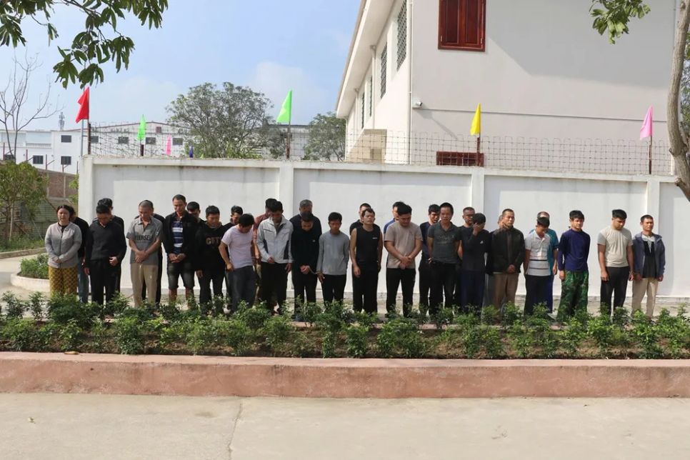 Các đối tượng bị bắt giữ