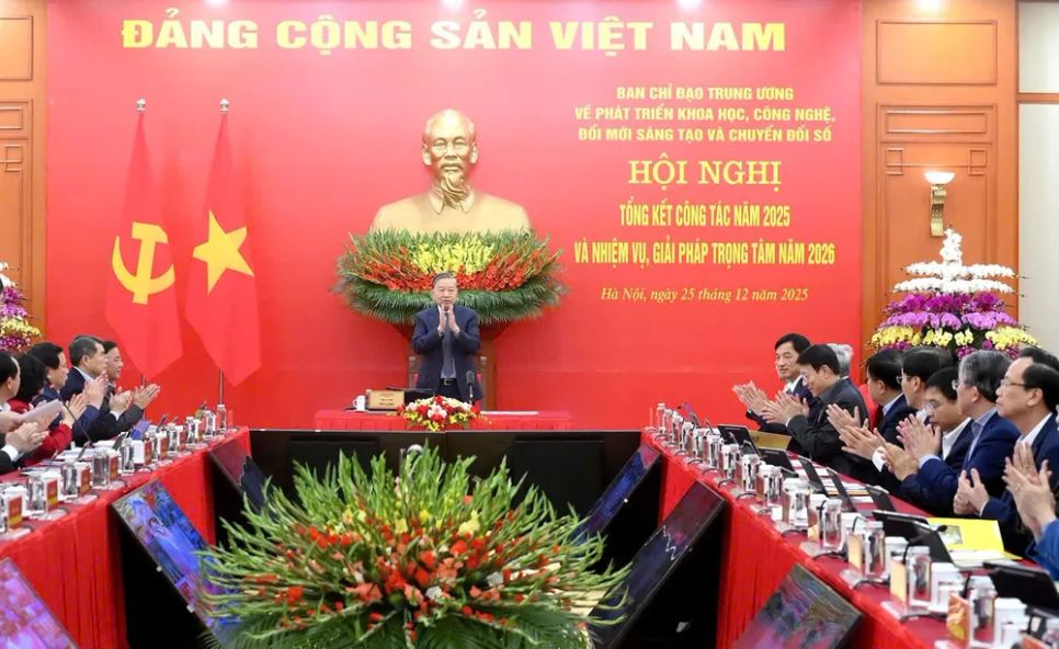 Tổng Bí thư Tô Lâm chủ trì hội nghị. Ảnh: VIẾT CHUNG