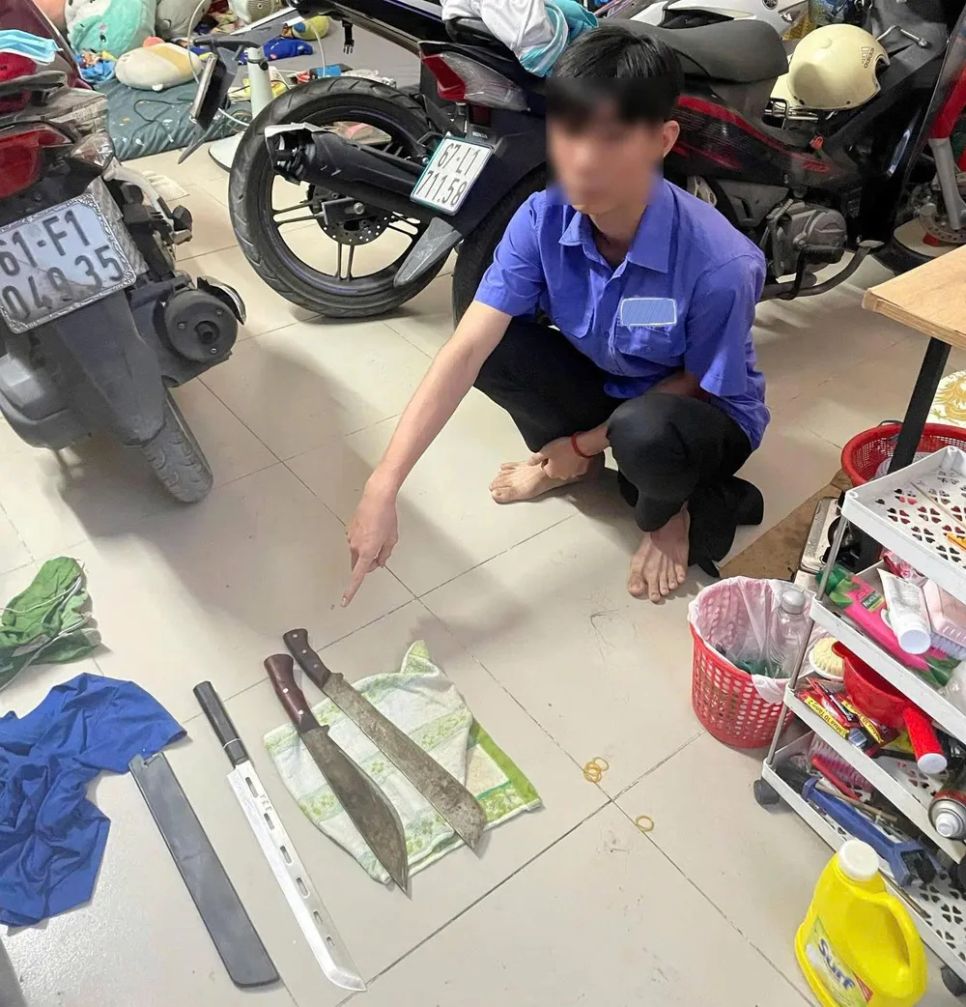 Hung khí được các đối tượng sử dụng để giải quyết mâu thuẫn