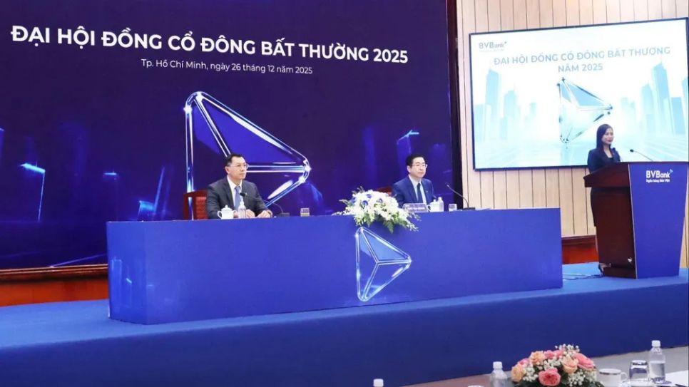 Đại hội đồng cổ đông bất thường năm 2025 BVBank tổ chức ngày 26-12