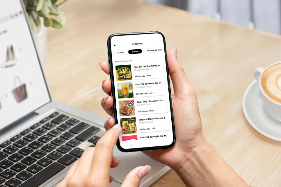 Ví voucher trên Techcombank Rewards