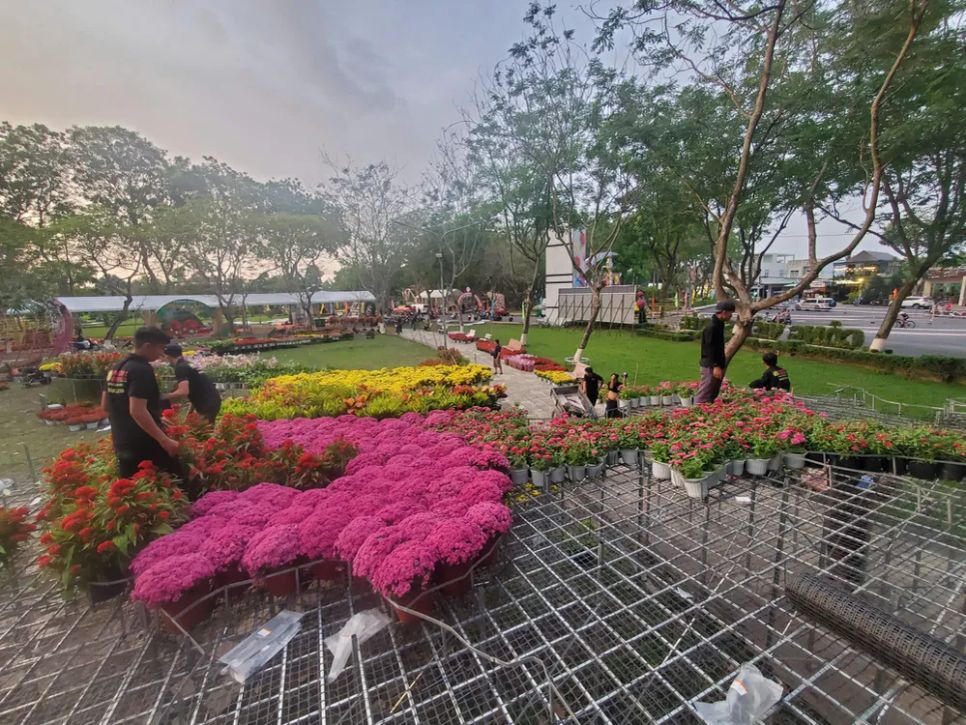 Độc đáo bản đồ Việt Nam kết tinh từ 1.000 giống hoa tại Sa Đéc