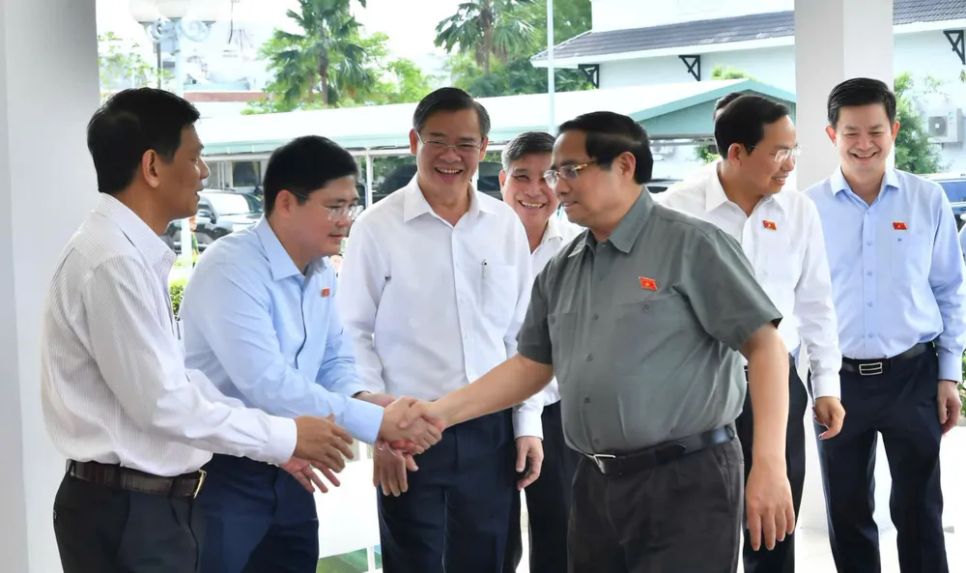 Thủ tướng Phạm Minh Chính tại buổi tiếp xúc cử tri TP Cần Thơ