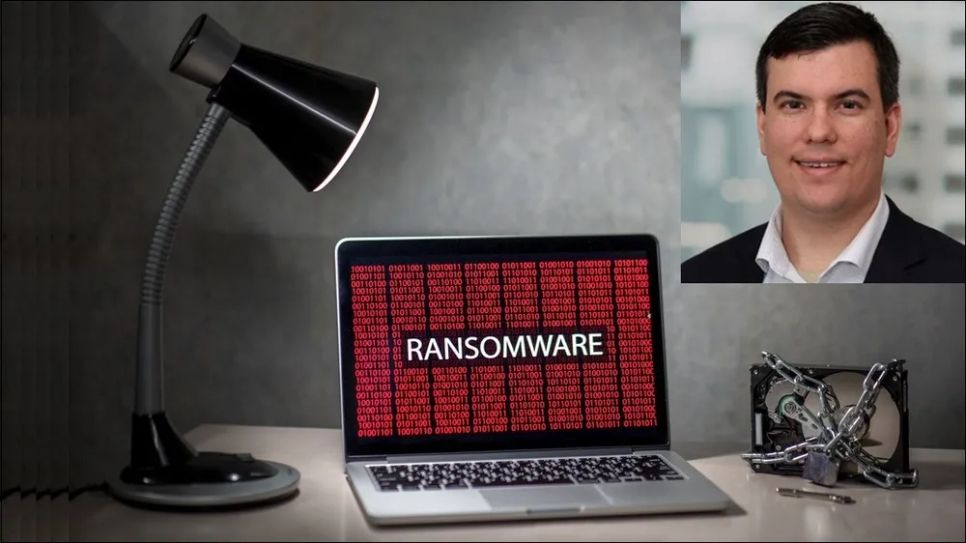 Ryan Goldberg (ảnh nhỏ) là một trong hai chuyên gia an ninh mạng bị truy tố vì tội phạm mã độc tống tiền. Ảnh: Shutterstock/archive.li