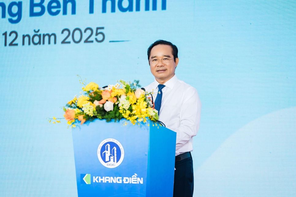 Ông Nguyễn Văn Được - Chủ tịch UBND TP.HCM phát biểu tại sự kiện Ông Nguyễn Văn Được - Chủ tịch UBND TP.HCM phát biểu tại sự kiện