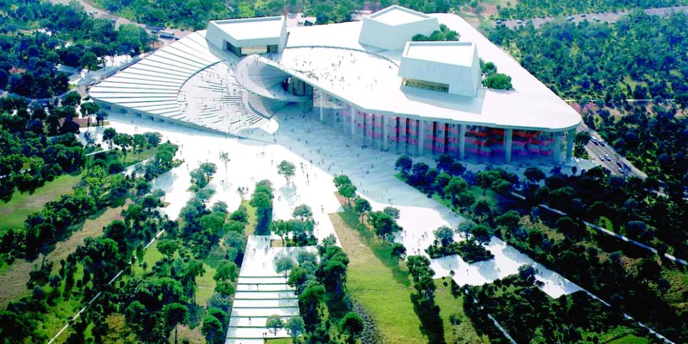 Nhà hát lớn Thượng Hải, Trung Quốc. Ảnh: SNOHETTA Nhà hát lớn Thượng Hải, Trung Quốc. Ảnh: SNOHETTA