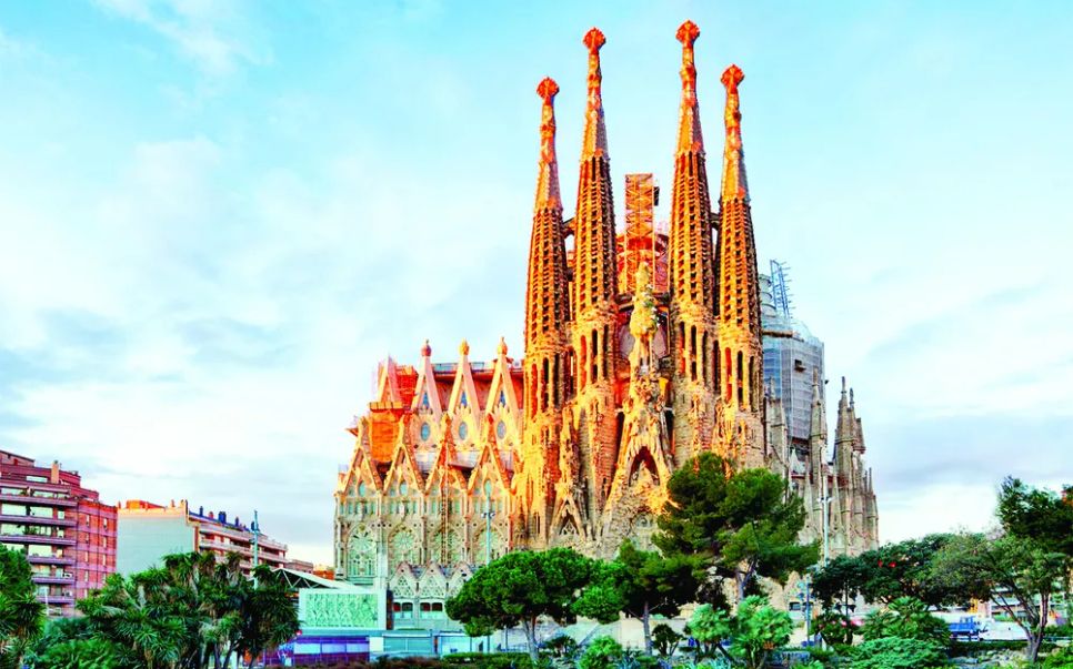 Vương cung thánh đường Sagrada Familia - Barcelona, Tây Ban Nha. Ảnh: TICKETSAGRADA Vương cung thánh đường Sagrada Familia - Barcelona, Tây Ban Nha. Ảnh: TICKETSAGRADA