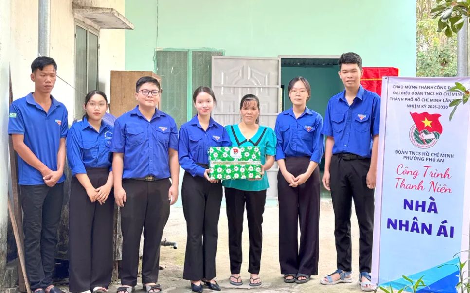 Công trình sửa chữa “Nhà nhân ái” cho gia đình bà Nguyễn Thị Hiền