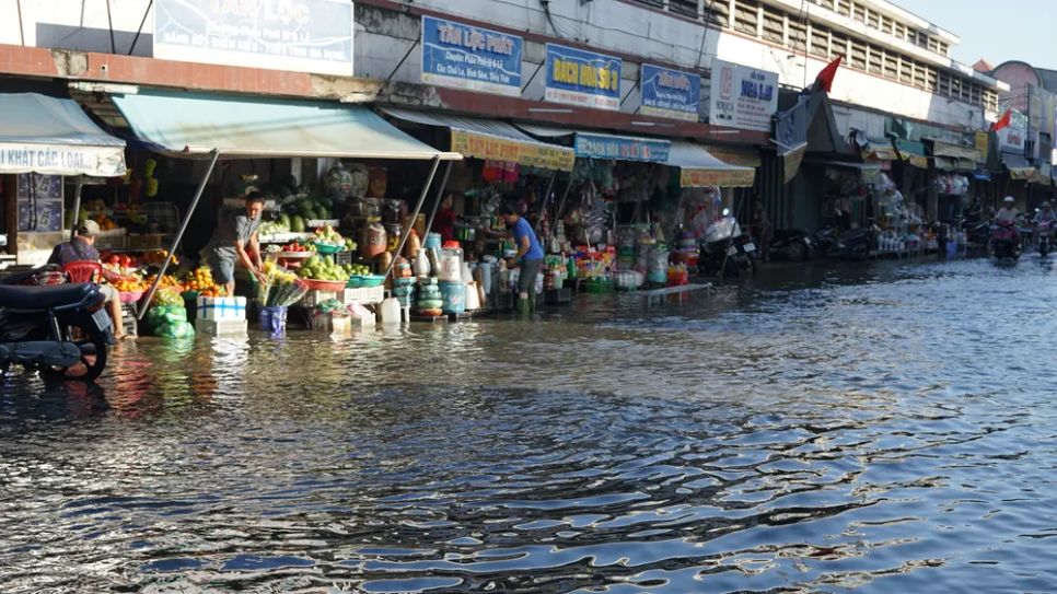 Triều cường sông Sài Gòn gây ngập nhiều nơi trong 2 ngày tới