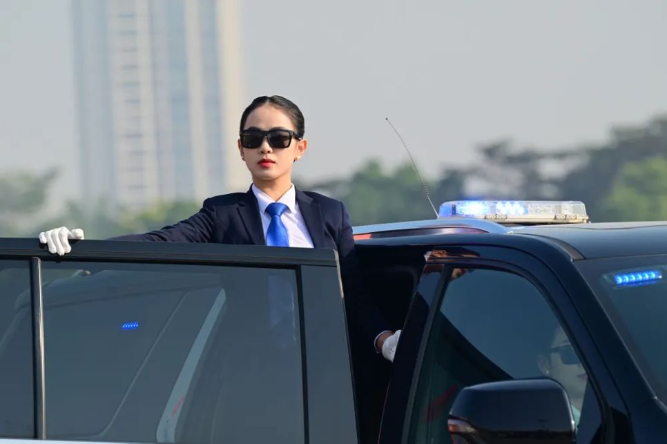 Hình ảnh tổng duyệt diễn tập bảo vệ an ninh Đại hội Đảng lần thứ XIV