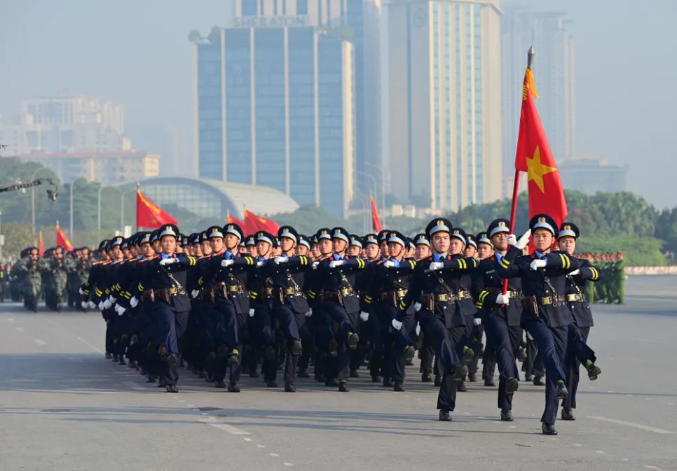 Hình ảnh tổng duyệt diễn tập bảo vệ an ninh Đại hội Đảng lần thứ XIV