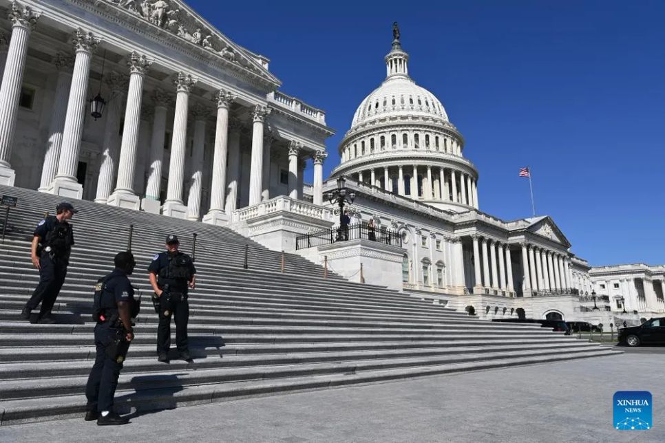 Toà nhà Quốc hội Mỹ tại Washington, D.C.. Ảnh: XINHUA Toà nhà Quốc hội Mỹ tại Washington, D.C.. Ảnh: XINHUA