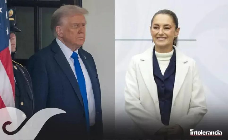 Tổng thống Donald Trump, Tổng thống Mexico Claudia Sheinbaum. Ảnh: INTOLERANCIA/XINHUA Tổng thống Donald Trump, Tổng thống Mexico Claudia Sheinbaum. Ảnh: INTOLERANCIA/XINHUA