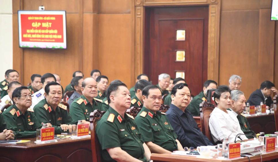 Cán bộ Quân đội nghỉ hưu luôn là nguồn cổ vũ, động viên to lớn của toàn quân