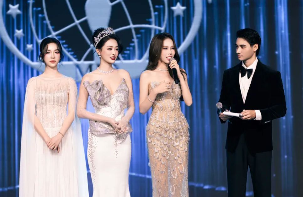 Á hậu Thu Ngân giới thiệu văn hóa đồng bào Châu Ro đến Hoa hậu Liên lục địa