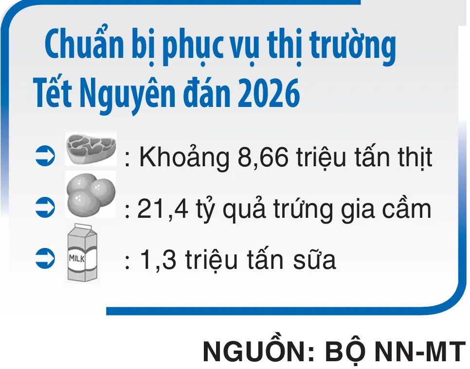 Chủ động nguồn thịt cho thị trường tết Chủ động nguồn thịt cho thị trường tết