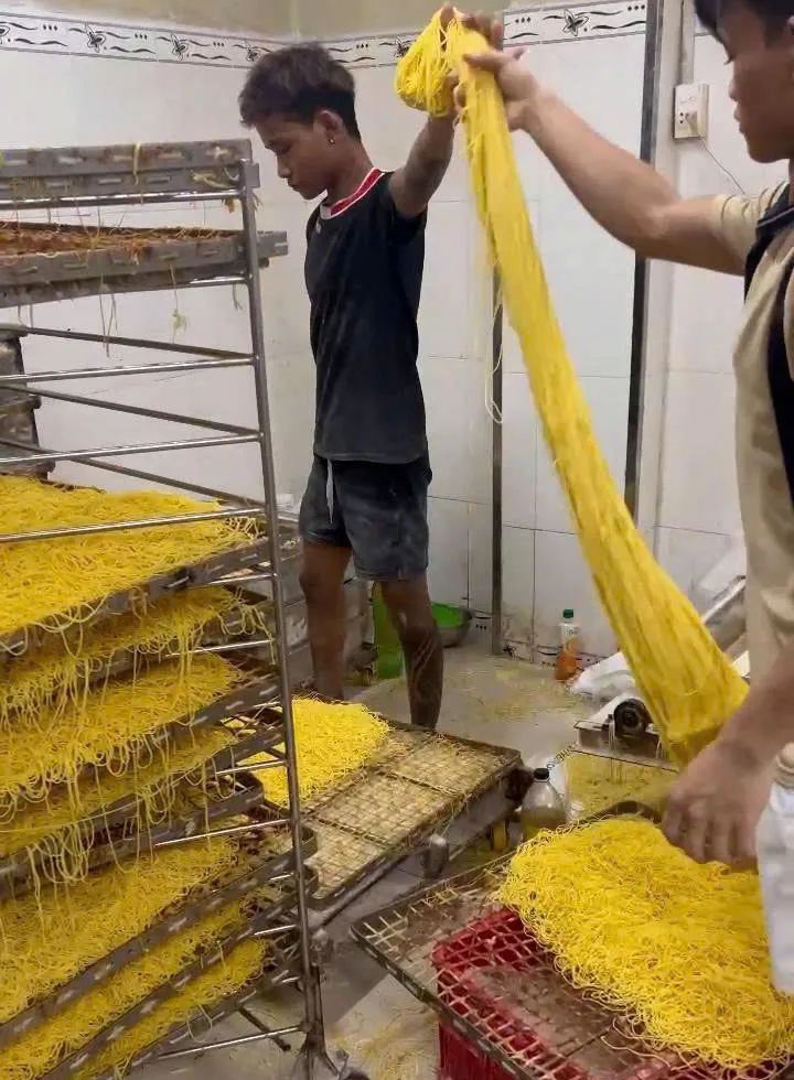 Các đối tượng sản xuất mì tại cơ sở