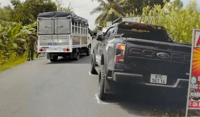 Hiện trường vụ tai nạn tại Vĩnh Long. Ảnh: CA Hiện trường vụ tai nạn tại Vĩnh Long. Ảnh: CA