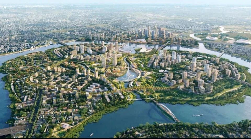 Khu đô thị Bình Quới - Thanh Đa hiện hữu nằm bên sông Sài Gòn