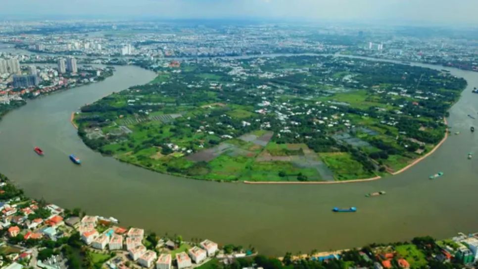 Bán đảo Thanh Đa quy hoạch thành khu đô thị sinh thái, bền vững và hiện đại. Ảnh: QUỐC HÙNG