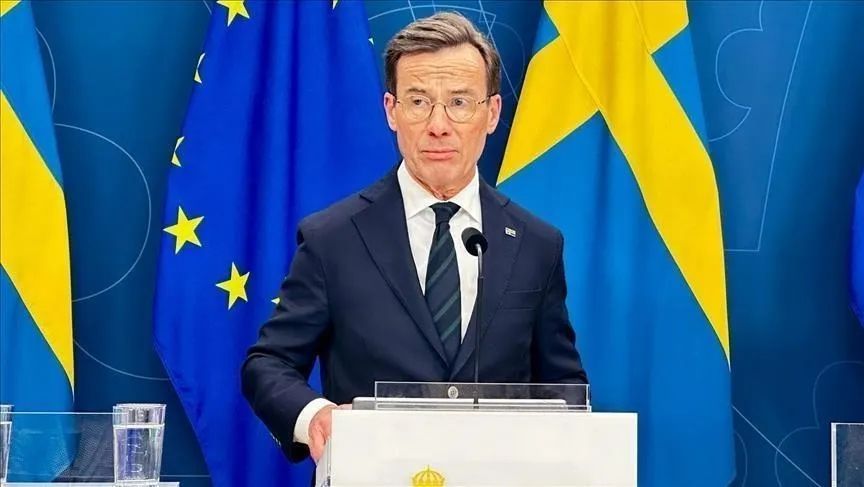 Thủ tướng Thụy Điển Ulf Kristersson. Ảnh: ANADOLU