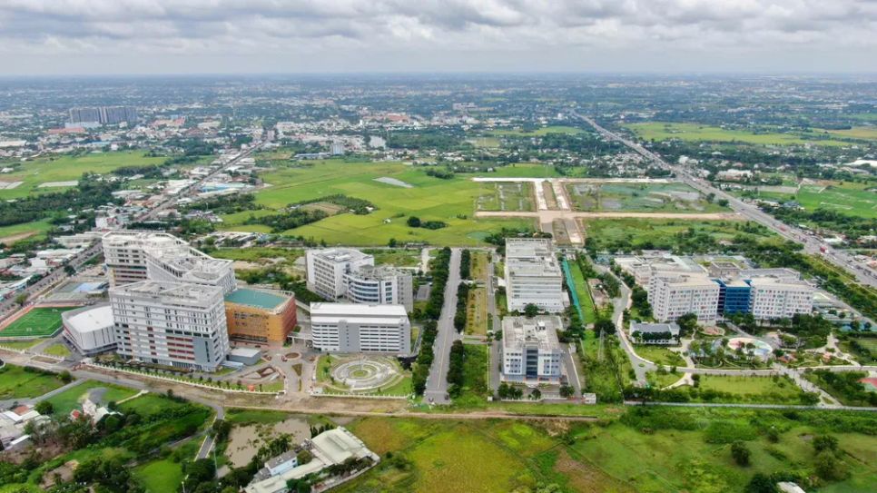 Cụm y tế Tân Kiên. Ảnh: HOÀNG HÙNG