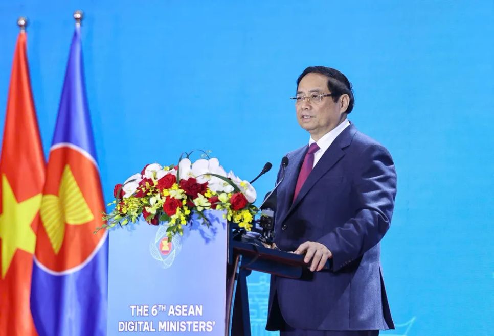 Thủ tướng Phạm Minh Chính phát biểu tại sự kiện. Ảnh: VIẾT CHUNG