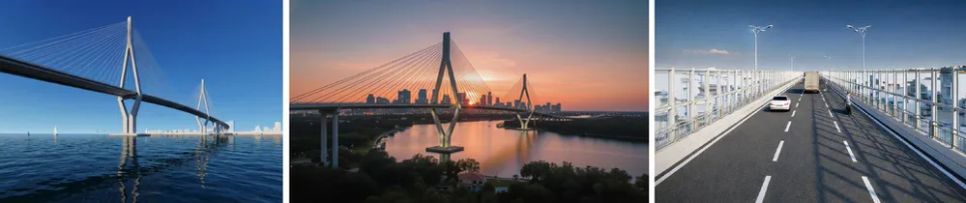 Phối cảnh cầu Phú Mỹ 2