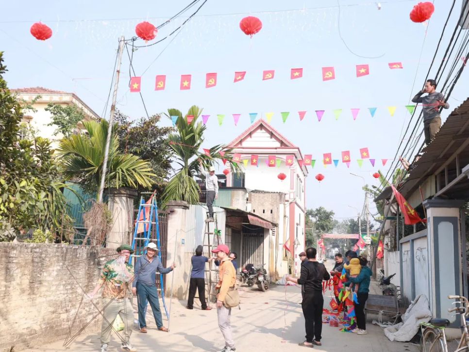 Xã đảo Minh Châu rực cờ hoa chào mừng Đại hội XIV của Đảng