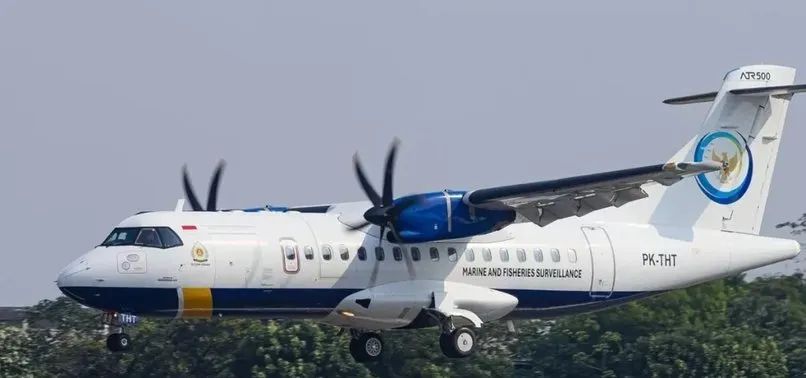 Chiếc máy bay bị nạn là chiếc máy bay cánh quạt phản lực của hãng Indonesia Air Transport. Ảnh: ANTARA