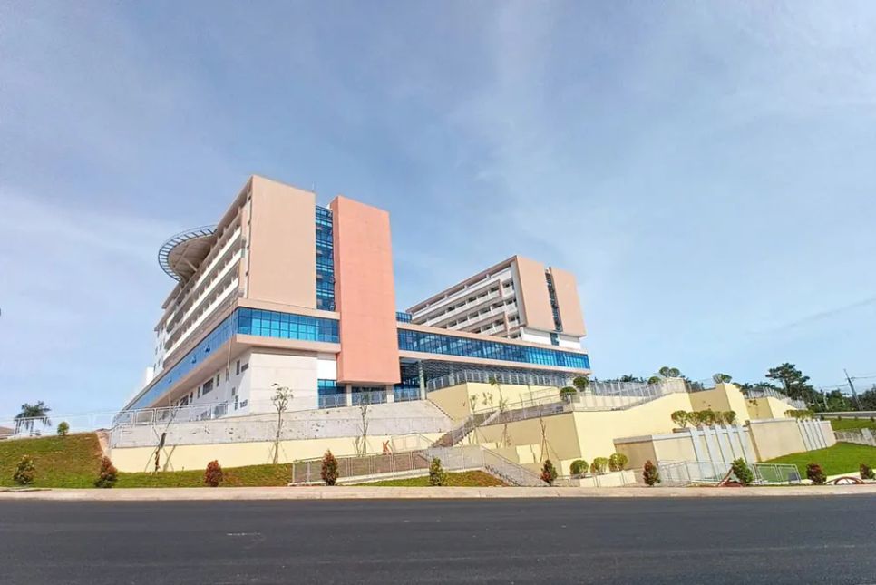 Bệnh viện có bãi đáp trực thăng phục vụ khám chữa bệnh khu vực phía Tây Lâm Đồng