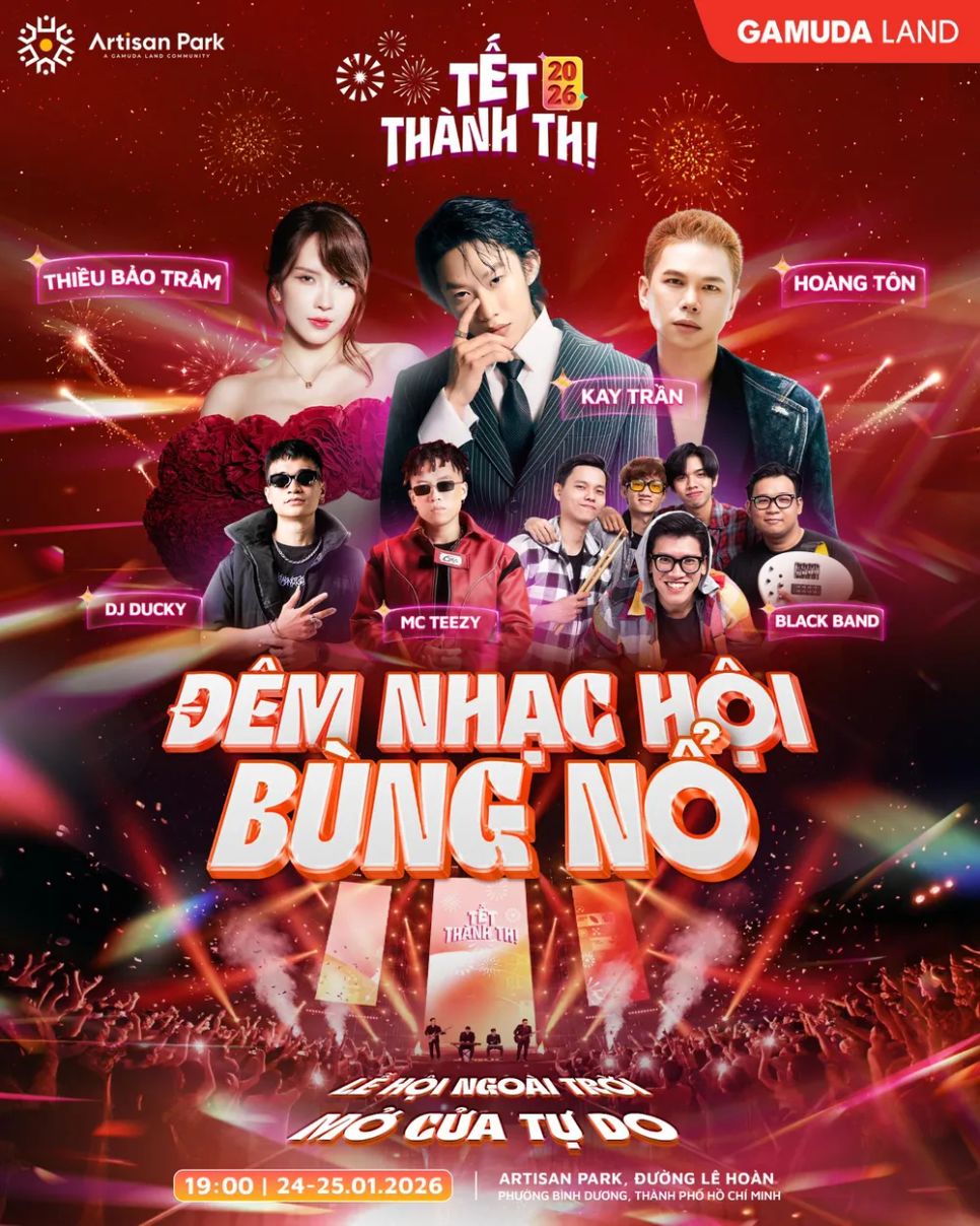 Đại tiệc trải nghiệm không thể bỏ lỡ tại Artisan Park