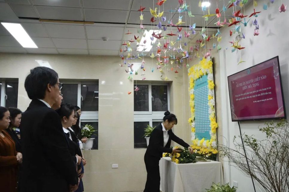 Lễ tri ân 266 người hiến mô, tạng sau khi chết não