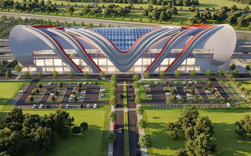 Phối cảnh một nha ga của tuyến metro Bến Thành - Cần Giờ