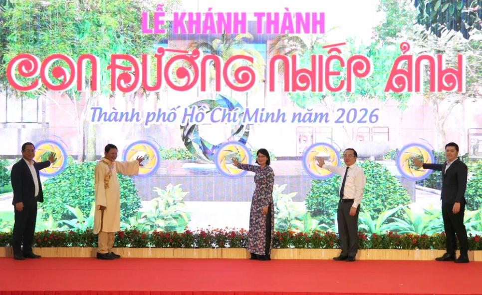 Sở VH-TT TPHCM tổ chức Lễ khánh thành Con đường Nhiếp ảnh TPHCM. Ảnh: DŨNG PHƯƠNG