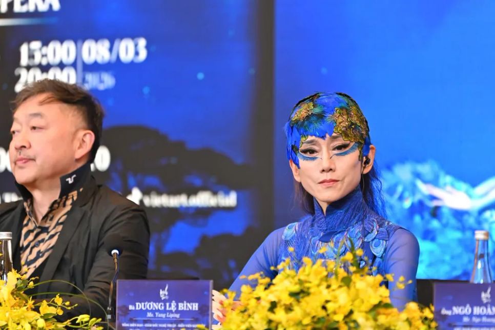 Nghệ sĩ Dương Lệ Bình trong vai trò tổng biên đạo và diễn viên <br>