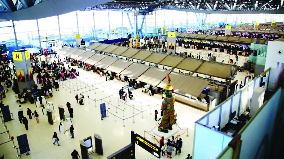 Một điểm kiểm tra y tế khẩn cấp tại sân bay Suvarnabhumi, Bangkok, Thái Lan. ẢNH: Thairath Một điểm kiểm tra y tế khẩn cấp tại sân bay Suvarnabhumi, Bangkok, Thái Lan. ẢNH: Thairath