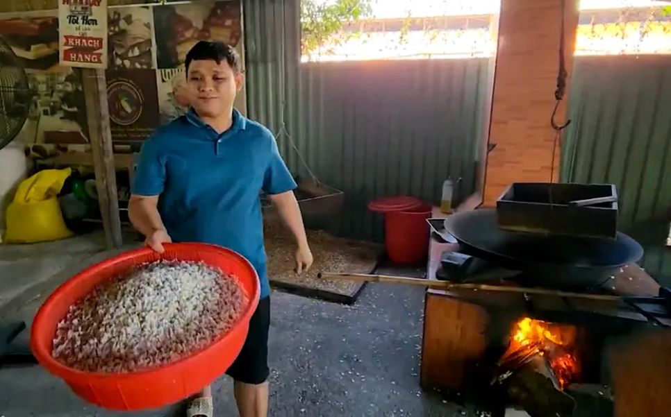 Quy trình làm bánh cốm