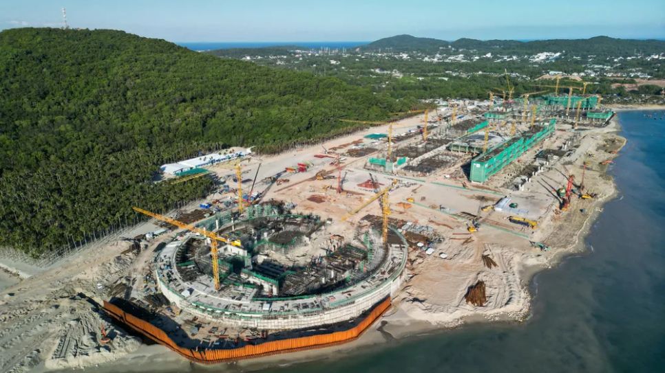 Cận cảnh thi công các công trình phục vụ APEC 2027