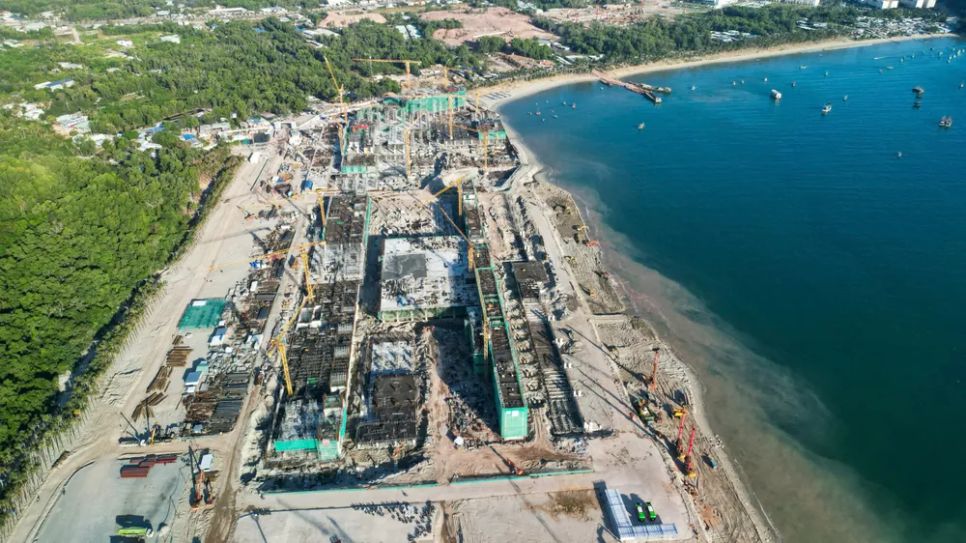 Cận cảnh thi công các công trình phục vụ APEC 2027