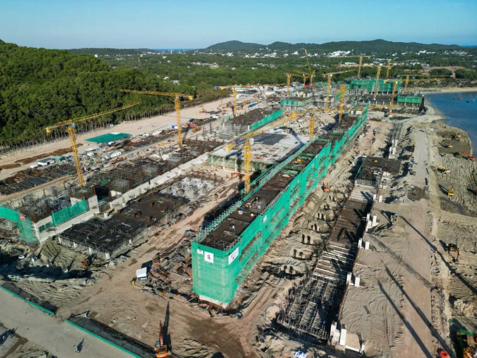 Cận cảnh thi công các công trình phục vụ APEC 2027