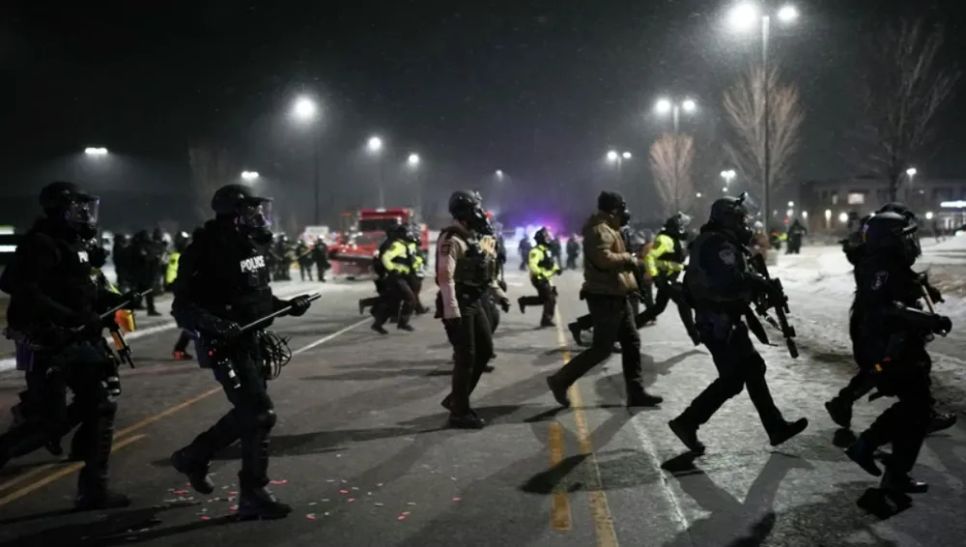 Vụ bắn chết người biểu tình ở Minesota. Ảnh: Minesota Star Tribune